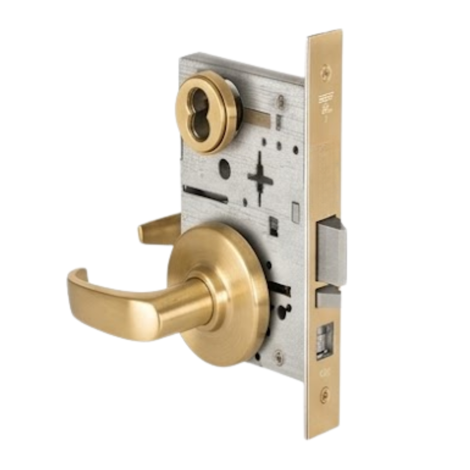 45H-7-A Office Latch Function Mortise Lock Single Keyed