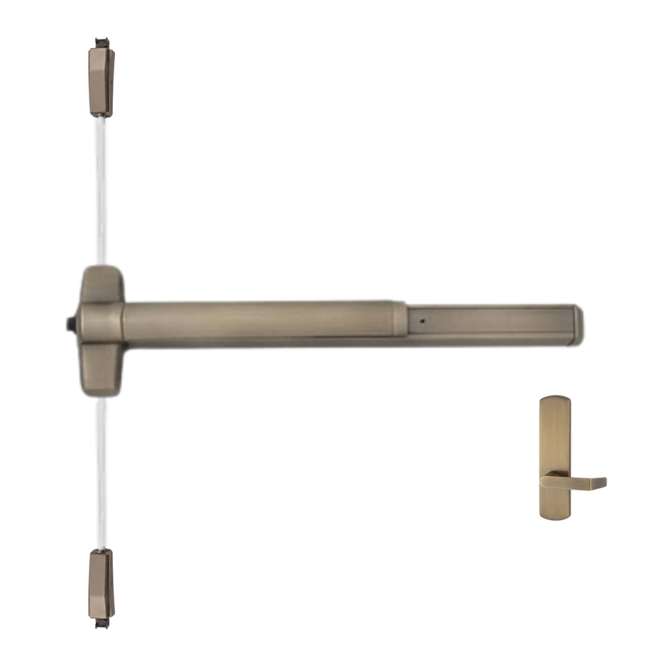 Von Duprin 9857L-BE/9957L-BE - Lever, Blank Escutcheon Surface Three Point Latch Device