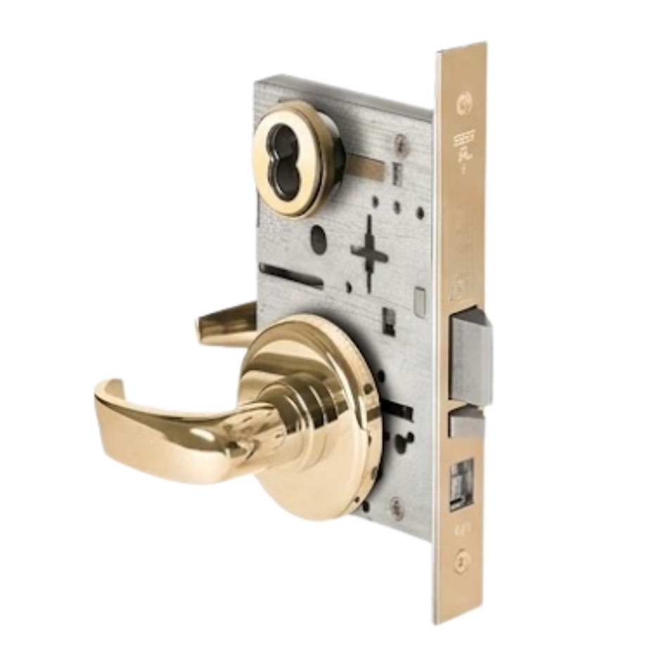 45H-7-A Office Latch Function Mortise Lock Single Keyed