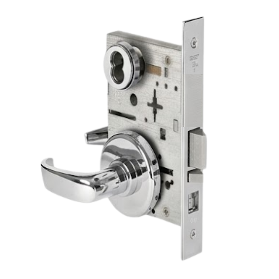 45H-7-A Office Latch Function Mortise Lock Single Keyed