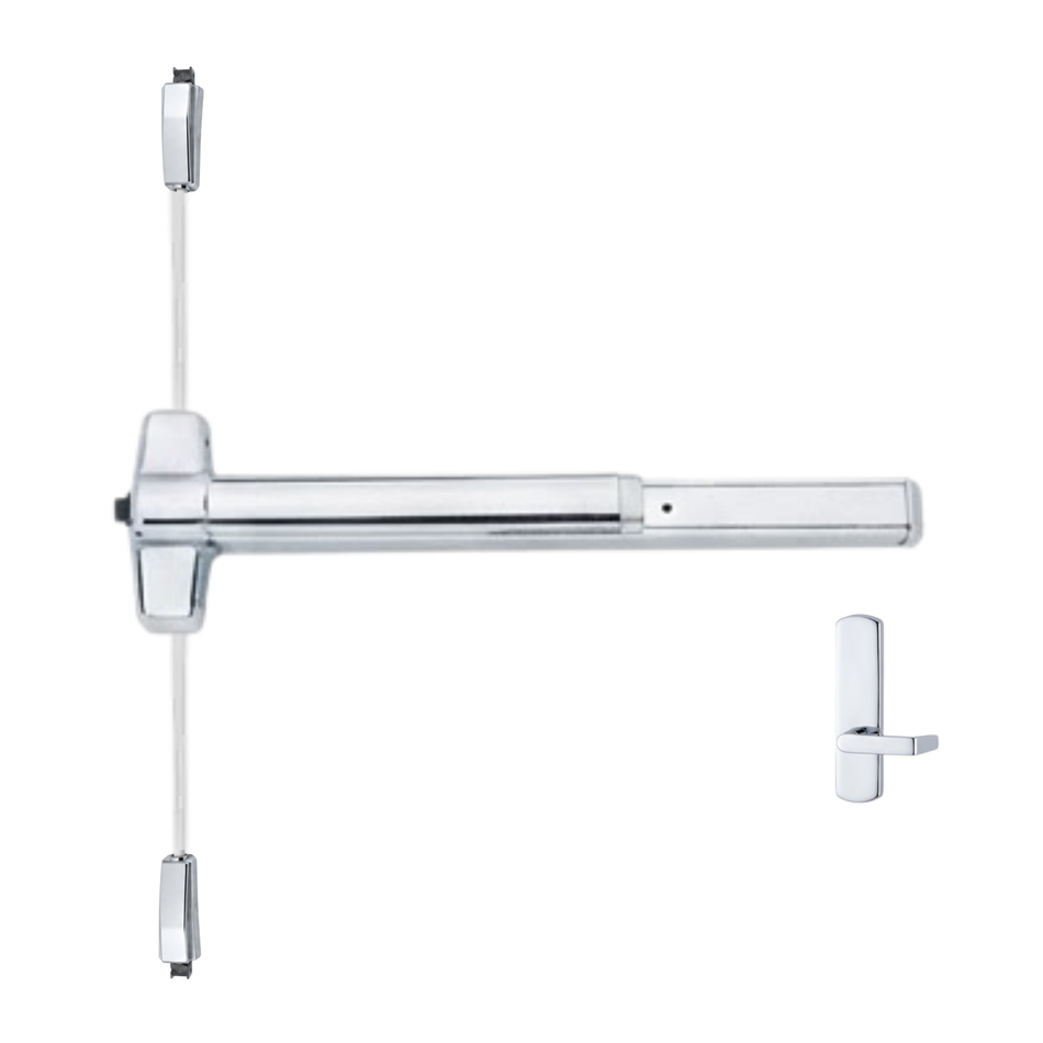 Von Duprin 9857L-BE/9957L-BE - Lever, Blank Escutcheon Surface Three Point Latch Device