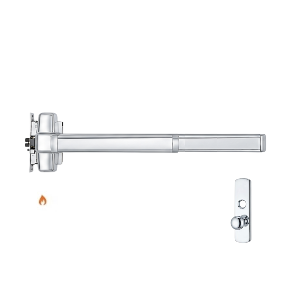 Von Duprin 9875K-F/9975K-F - Knob Mortise Lock Device - Fire Rated