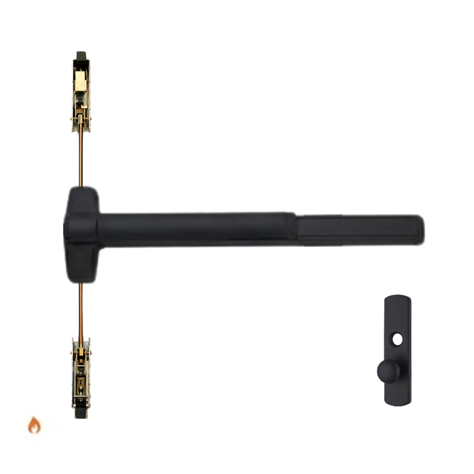 Von Duprin 9847KF/9947KF - Knob Concealed Vertical Rod Device - Fire Rated