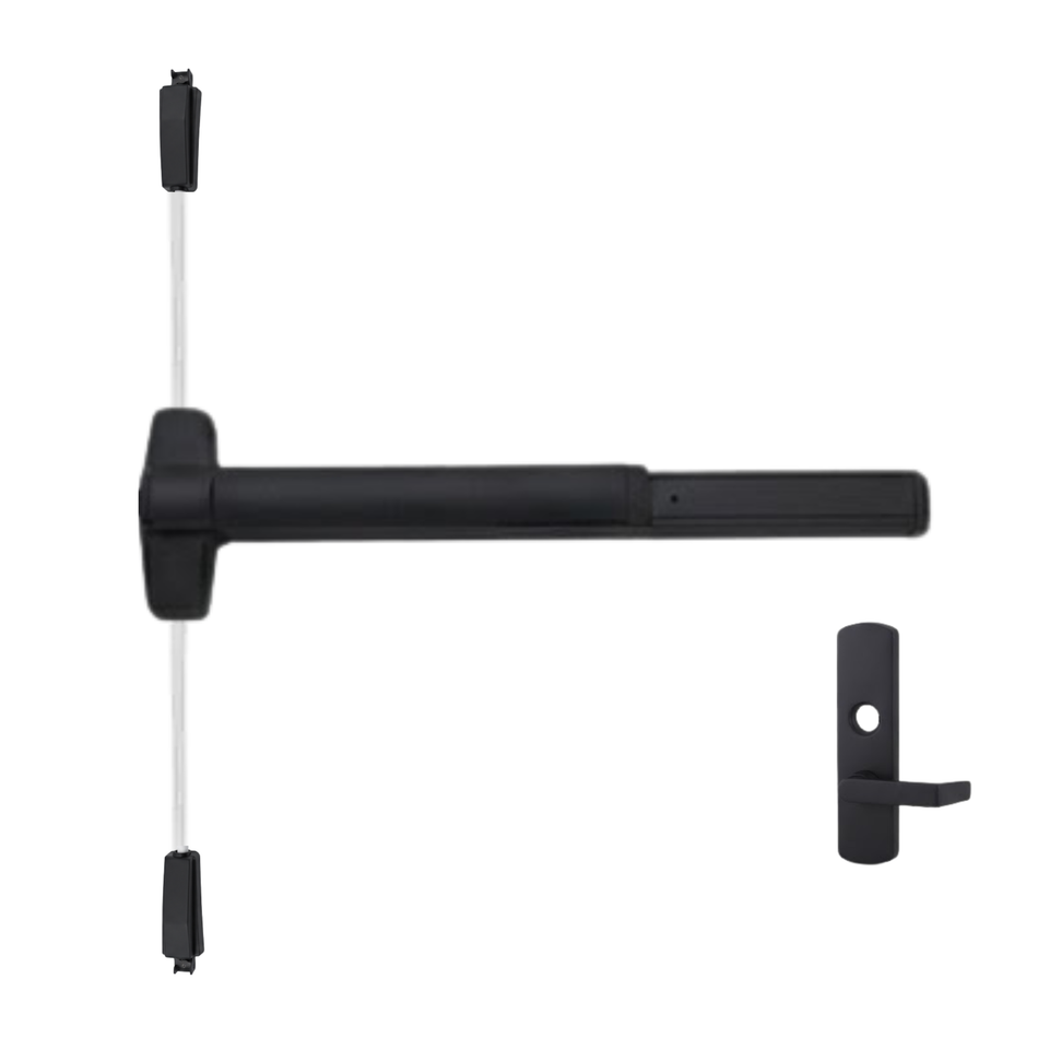 Von Duprin 9827L-NL/9927L-NL - Lever, Night Latch Surface Vertical Rod Device