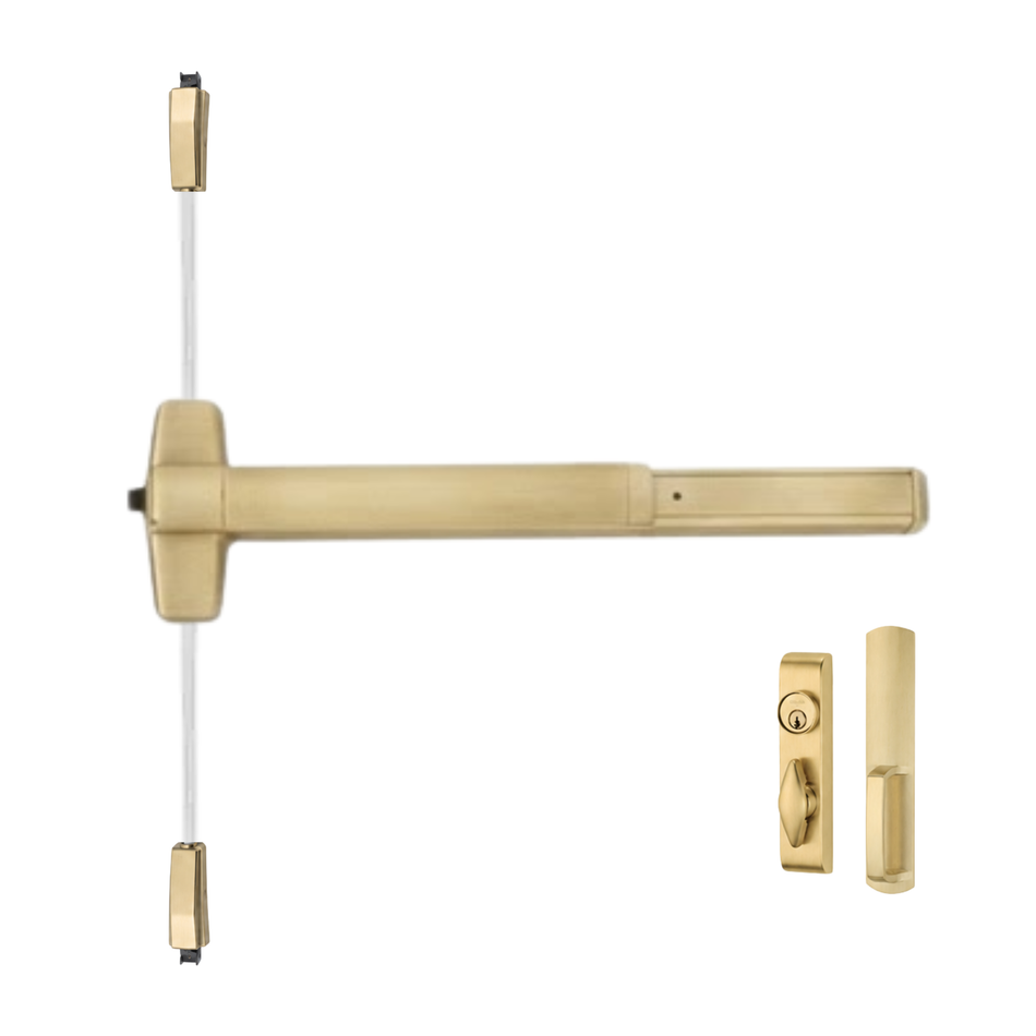 Von Duprin 9857TL/9957TL - Turn Lever, Surface Three Point Latch Device