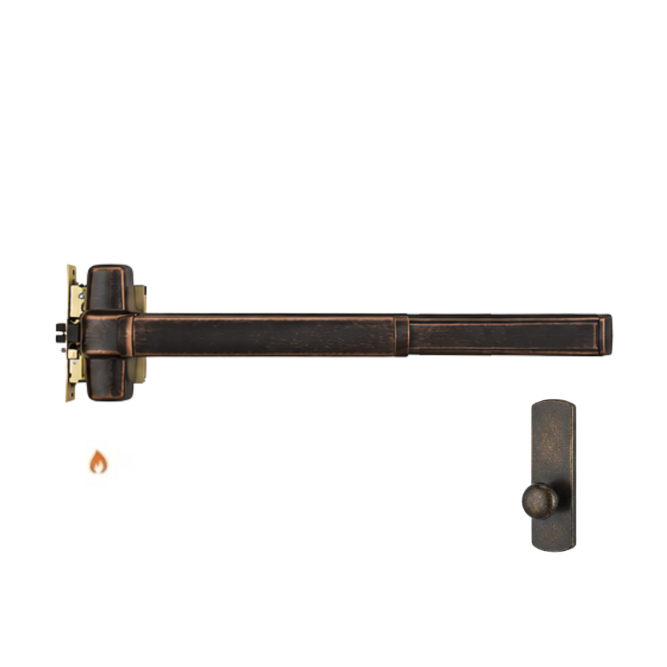 Von Duprin 9875K-BE-F/9975K-BE-F - Knob,Blank Escutcheon Mortise Lock Device - Fire Rated