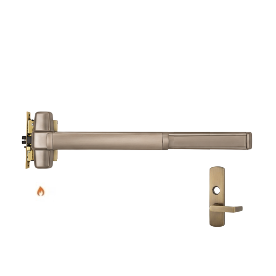 Von Duprin 9875L-NL-F/9975L-NL-F - Lever, Night Latch Mortise Lock Device - Fire Rated