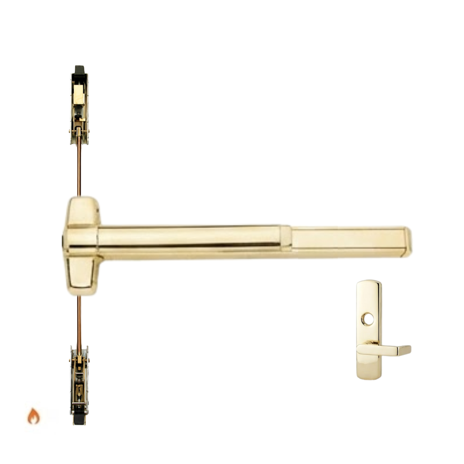 Von Duprin 9847L-KC-F/9947L-KC-F - Lever, Key Capture Concealed Vertical Rod Device - Fire Rated