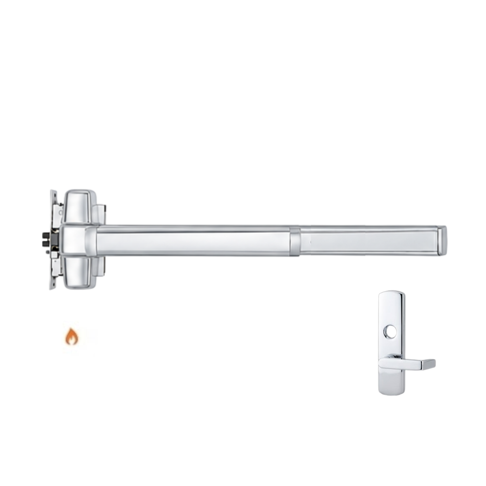 Von Duprin 9875L-NL-F/9975L-NL-F - Lever, Night Latch Mortise Lock Device - Fire Rated