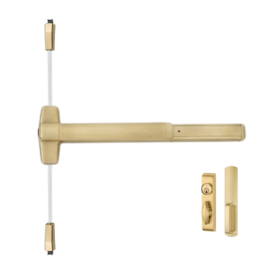 Von Duprin 9827TL/9927TL - Turn Lever, Surface Vertical Rod Device