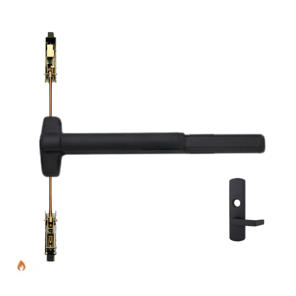 Von Duprin 9847L-F/9947L-F - Lever Concealed Vertical Rod Device - Fire Rated