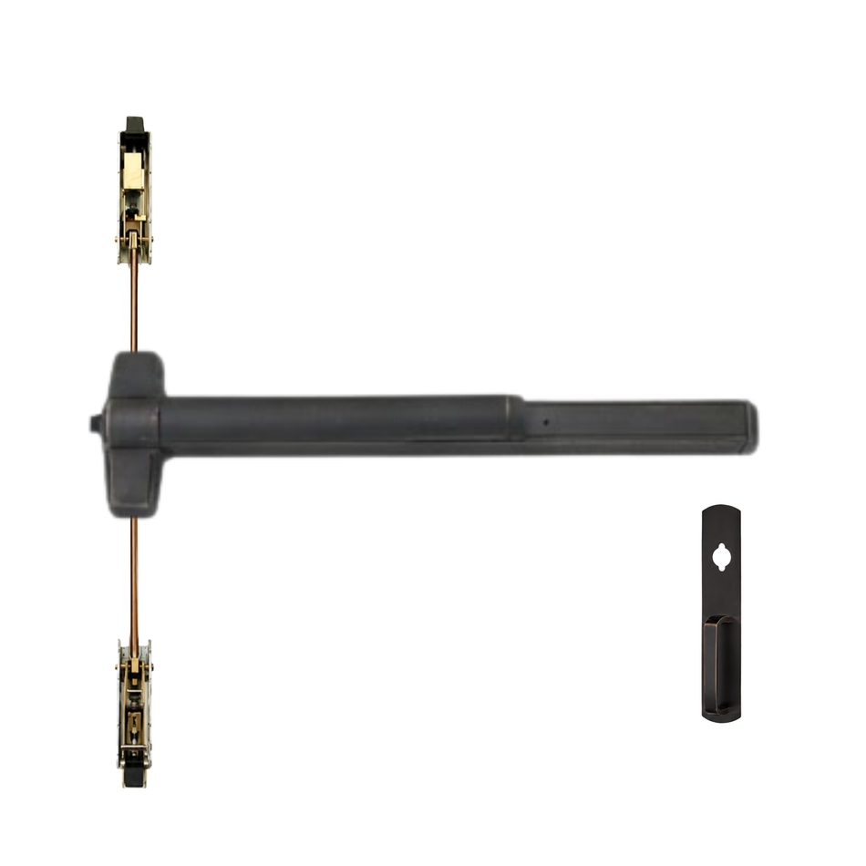 Von Duprin 9847NL/9947NL - Night Latch Concealed Vertical Rod Device