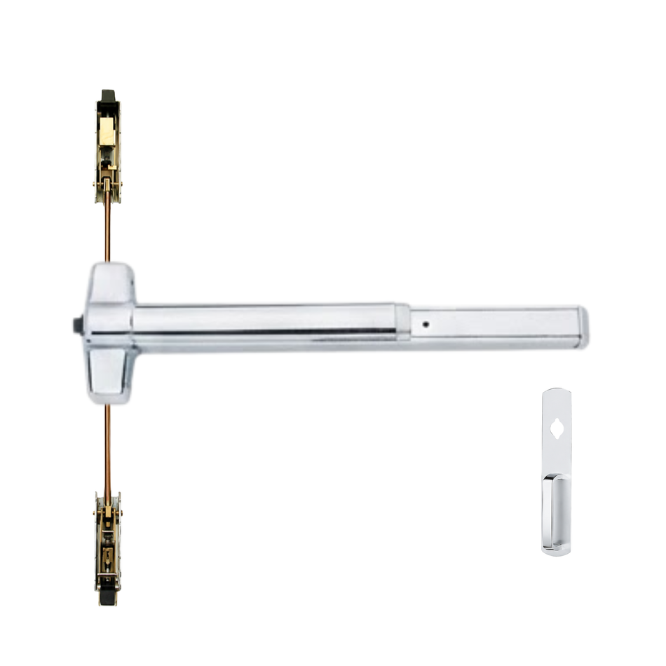 Von Duprin 9847NL/9947NL - Night Latch Concealed Vertical Rod Device