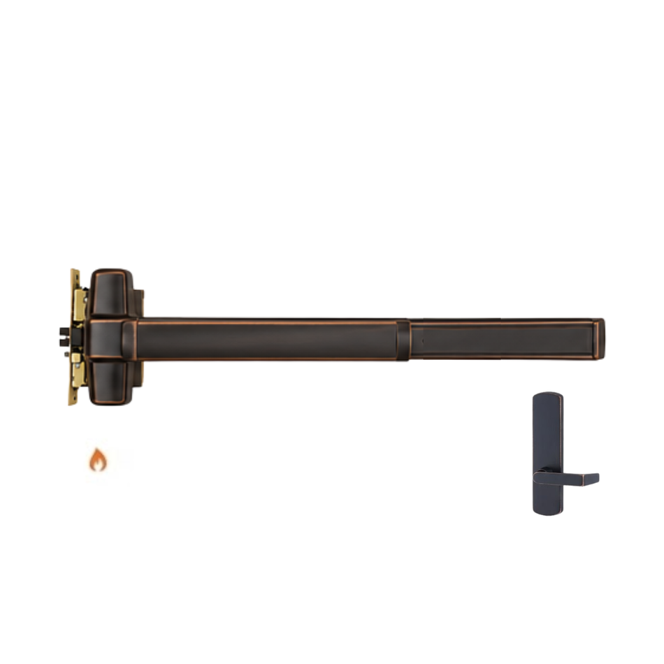 Von Duprin 9875LBE-F/9975LBE-F - Lever, Blank Escutcheon Mortise Lock Device - Fire Rated