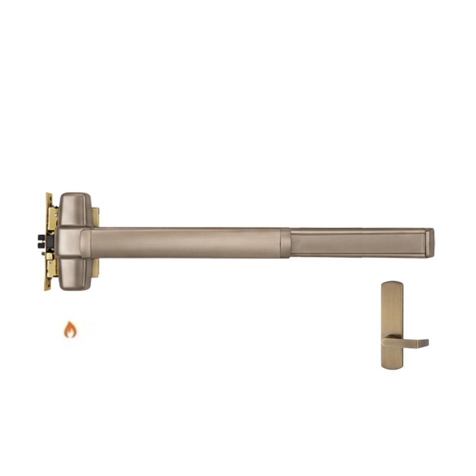 Von Duprin 9875LBE-F/9975LBE-F - Lever, Blank Escutcheon Mortise Lock Device - Fire Rated