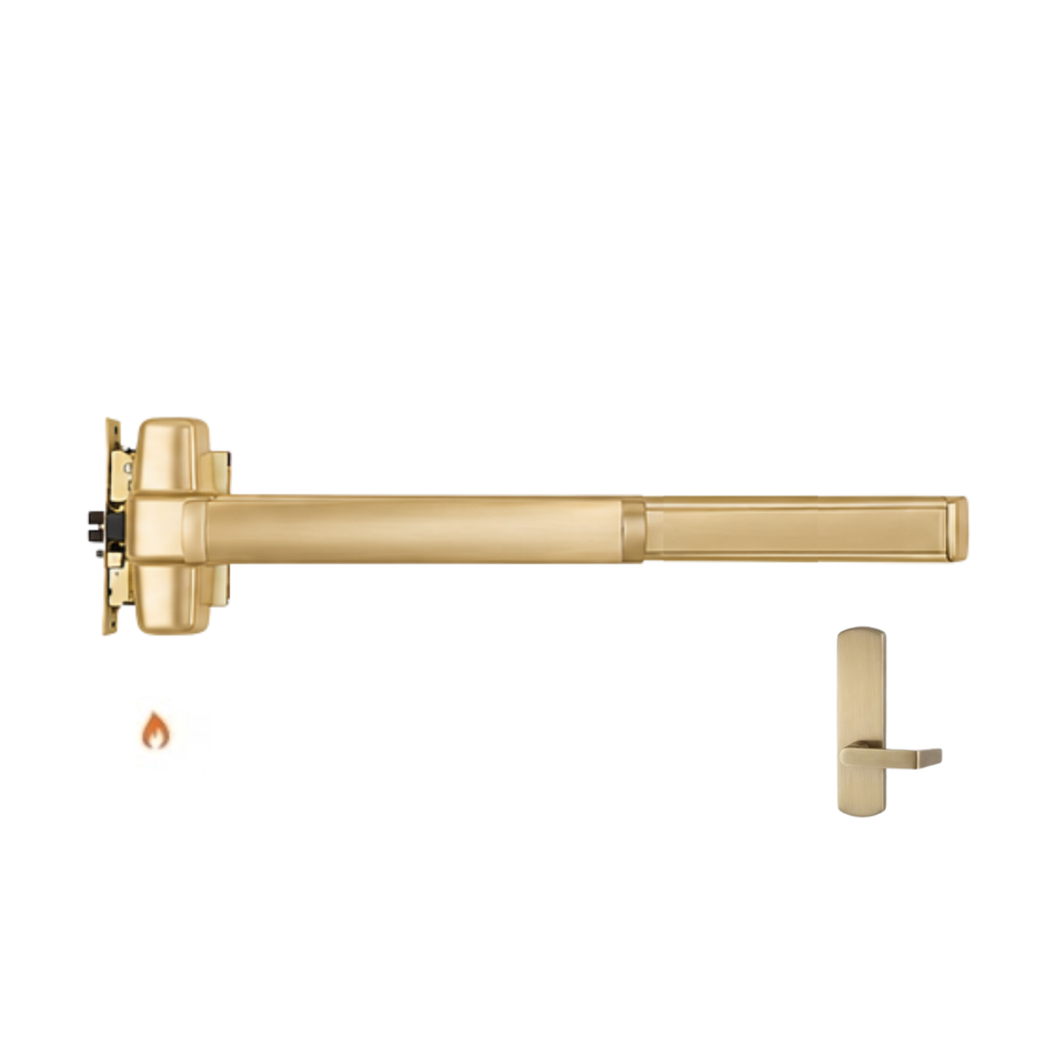 Von Duprin 9875LBE-F/9975LBE-F - Lever, Blank Escutcheon Mortise Lock Device - Fire Rated