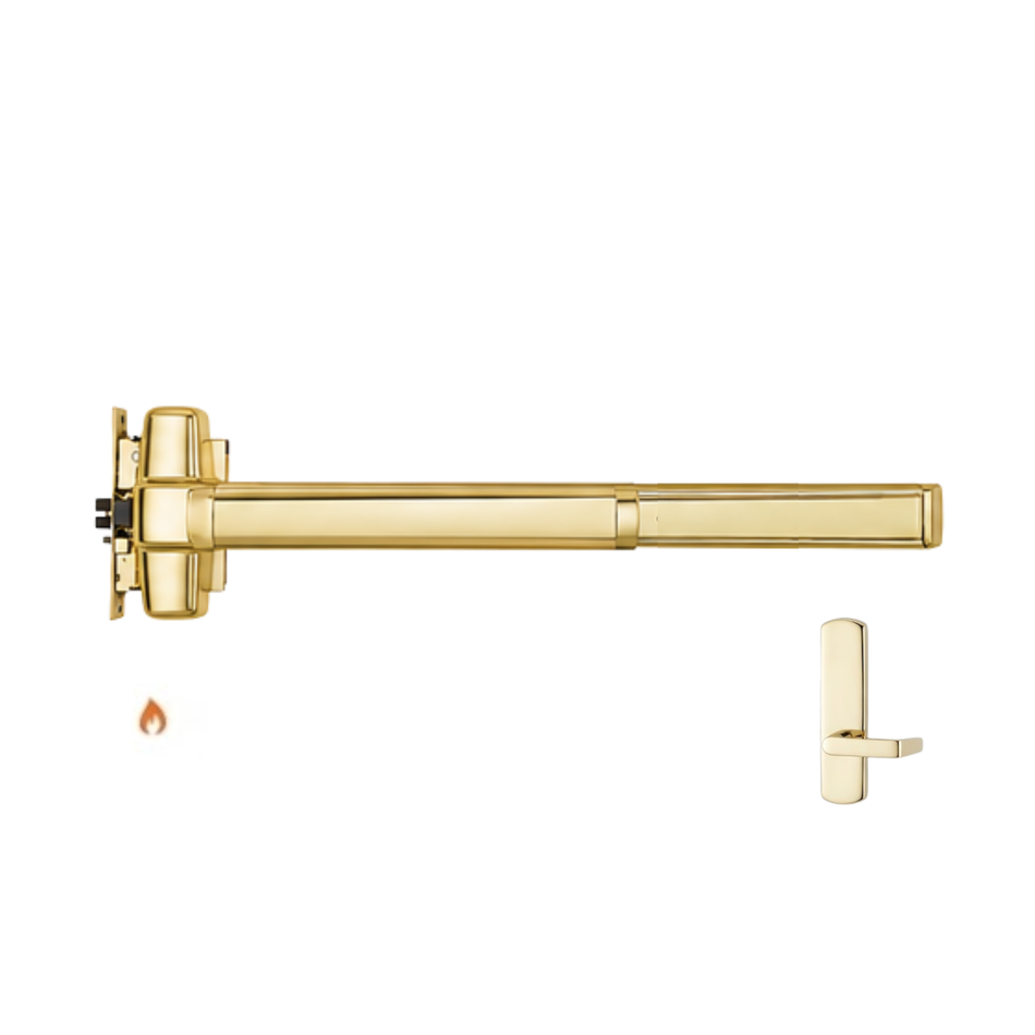 Von Duprin 9875LBE-F/9975LBE-F - Lever, Blank Escutcheon Mortise Lock Device - Fire Rated