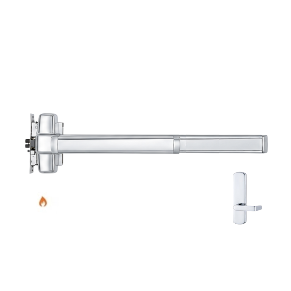 Von Duprin 9875LBE-F/9975LBE-F - Lever, Blank Escutcheon Mortise Lock Device - Fire Rated