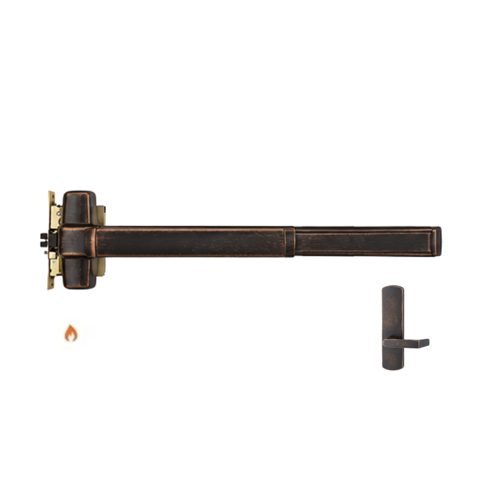 Von Duprin 9875LBE-F/9975LBE-F - Lever, Blank Escutcheon Mortise Lock Device - Fire Rated