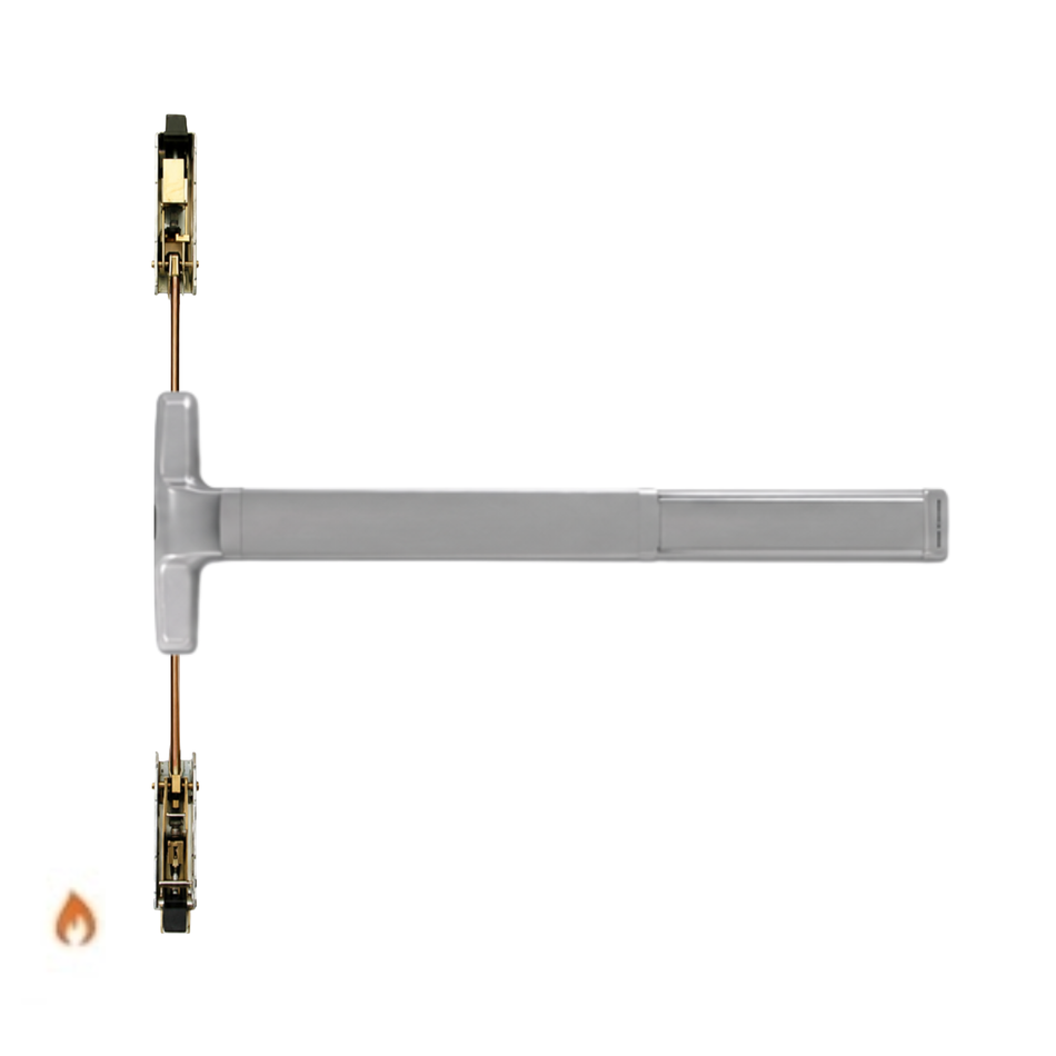 Von Duprin 3348A-EO-F/3548A-EO-F - Exit Only Concealed Vertical Rod Devices for Hollow Metal Doors - Fire Rated