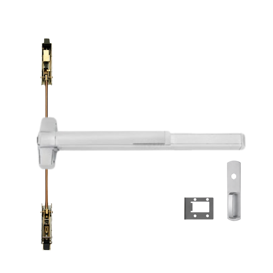 Von Duprin 9847WDC-NL/9947WDC-NL - Night Latch Wood Door Concealed Vertical Rod Device