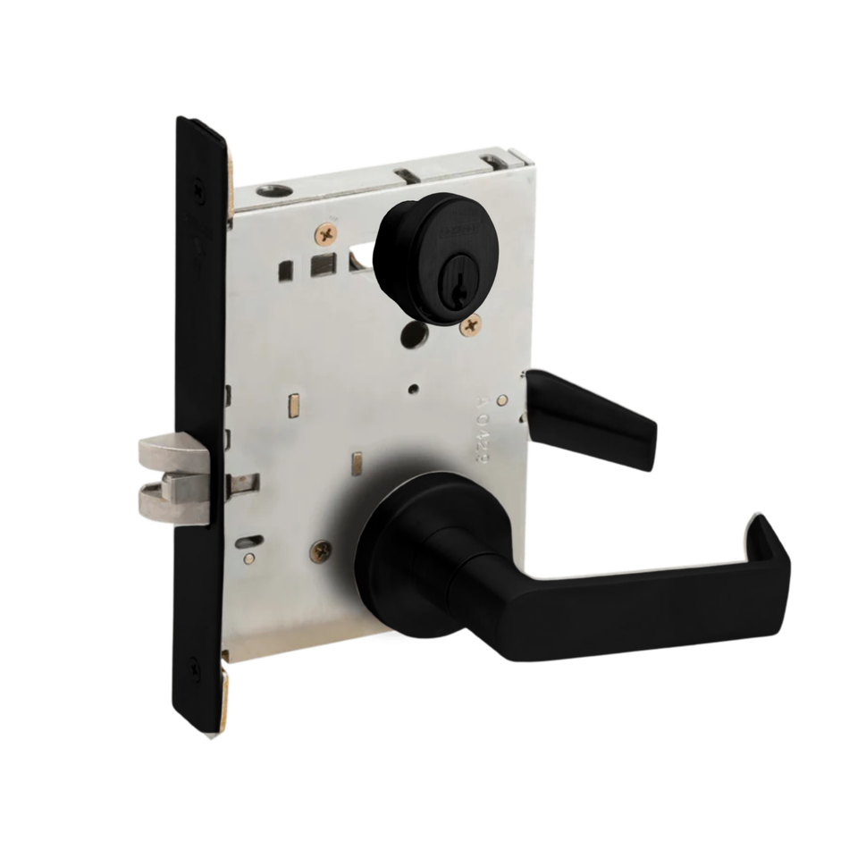 Schlage L9458 - Classroom Security Mortise Lock With Deadbolt and Auxiliary Latch - Grade 1, Double Cylinder Keyed Lever Lock