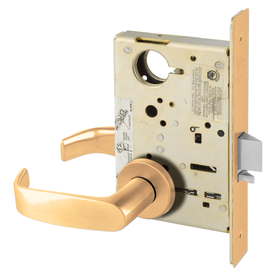 Sargent 8212 Passage with Indicator Function, Non-Keyed Heavy Duty Mortise Lock, Grade 1