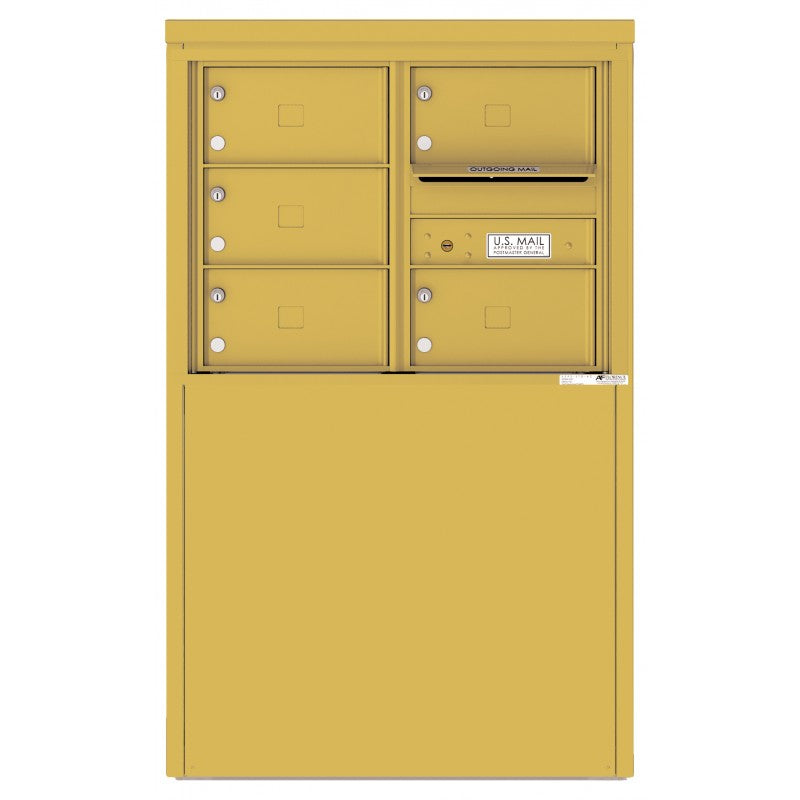 4C06D-05X-D - 5 Tenant Doors and Outgoing Mail Compartment - 4C Depot Mailbox Module