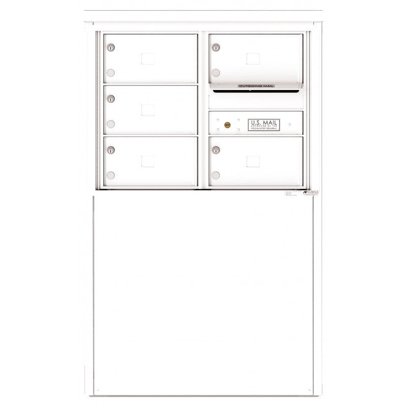4C06D-05X-D - 5 Tenant Doors and Outgoing Mail Compartment - 4C Depot Mailbox Module