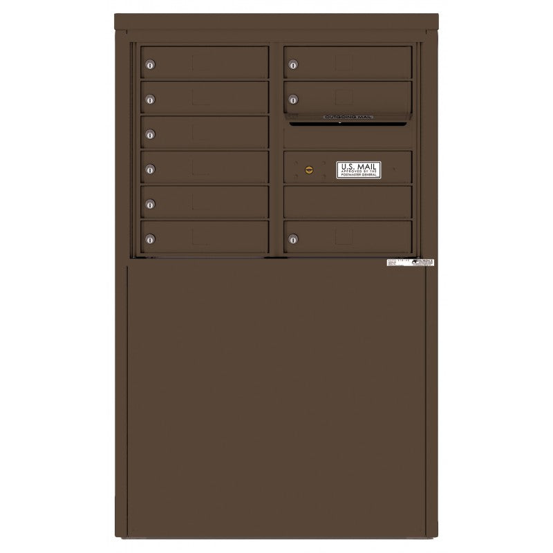 4C06D-09-D - 9 Tenant Doors and Outgoing Mail Compartment - 4C Depot Mailbox Module