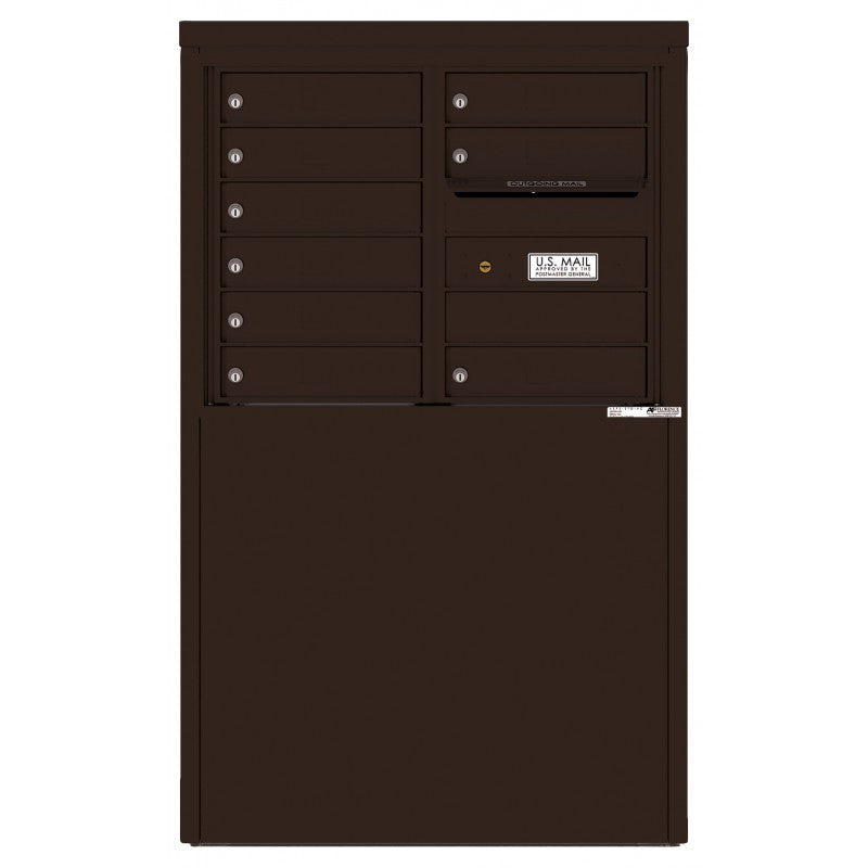 4C06D-09-D - 9 Tenant Doors and Outgoing Mail Compartment - 4C Depot Mailbox Module