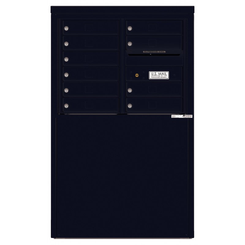 4C06D-10-D - 10 Tenant Doors and Outgoing Mail Compartment - 4C Depot Mailbox Module