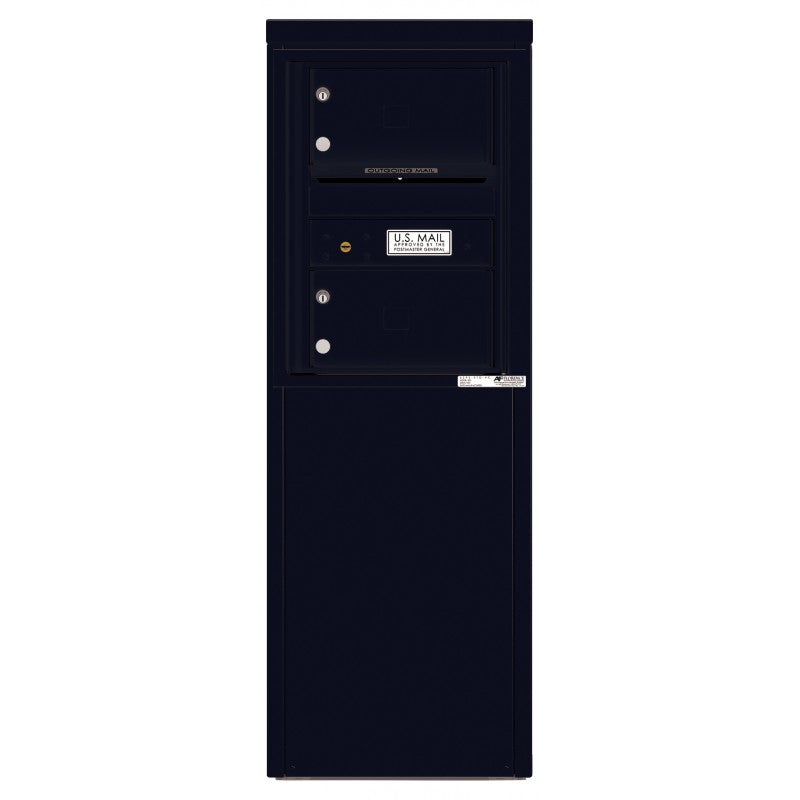4C06S-02-D - 2 Tenant Doors with one Outgoing Mail Compartment - 4C Depot Mailbox Module
