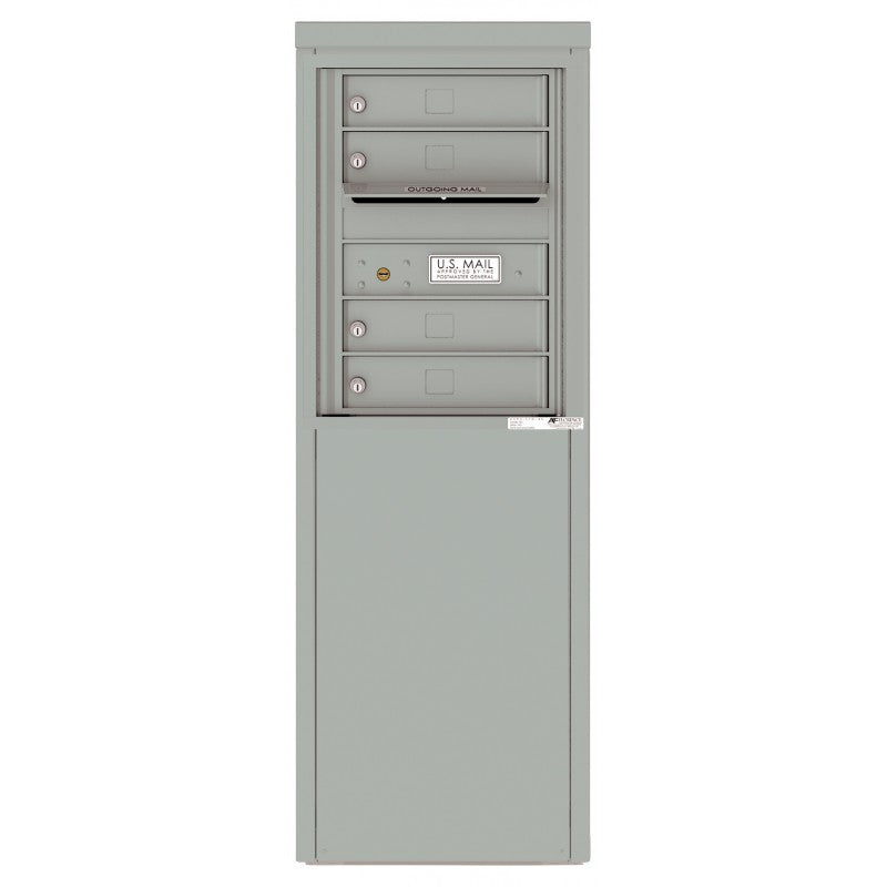 4C06S-04-D - 4 Tenant Doors with one Outgoing Mail Compartment - 4C Depot Mailbox Module