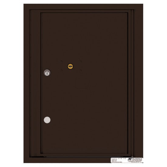4C06S-1P - 1 Parcel Door Unit - 4C Wall Mount 6-High