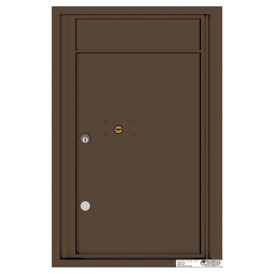 4C07S-1P - 1 Parcel Door Unit - 4C Wall Mount 7-High