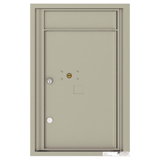 4C07S-1P - 1 Parcel Door Unit - 4C Wall Mount 7-High