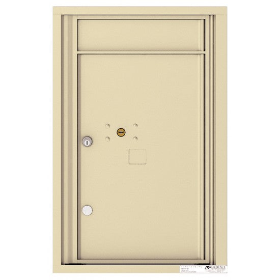 4C07S-1P - 1 Parcel Door Unit - 4C Wall Mount 7-High