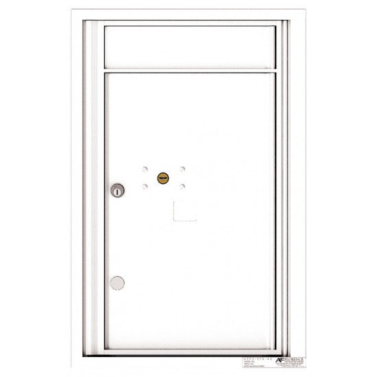 4C07S-1P - 1 Parcel Door Unit - 4C Wall Mount 7-High