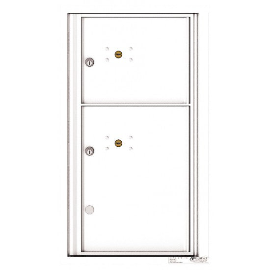 4C08S-2P - 2 Parcel Doors Unit - 4C Wall Mount 8-High