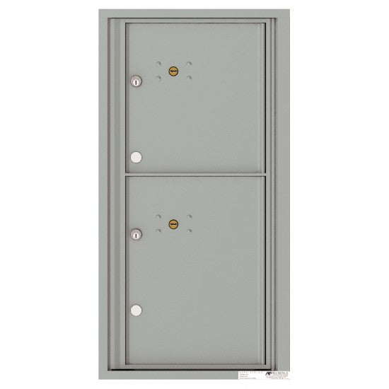 4C09S-2P - 2 Parcel Doors Unit - 4C Wall Mount 9-High