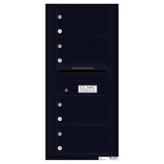 4C10S-04 - 4 Oversized Tenant Doors with Outgoing Mail Compartment - 4C Wall Mount 10-High Mailboxes