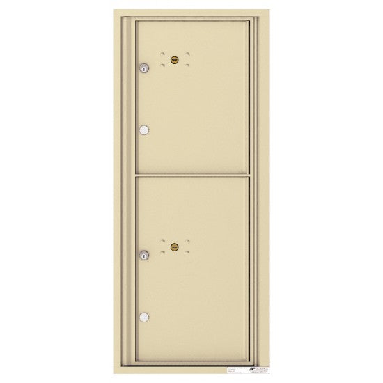 4C11S-2P - 2 Parcel Doors Unit - 4C Wall Mount 11-High