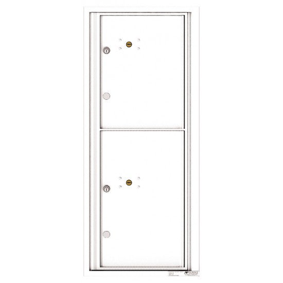 4C11S-2P - 2 Parcel Doors Unit - 4C Wall Mount 11-High