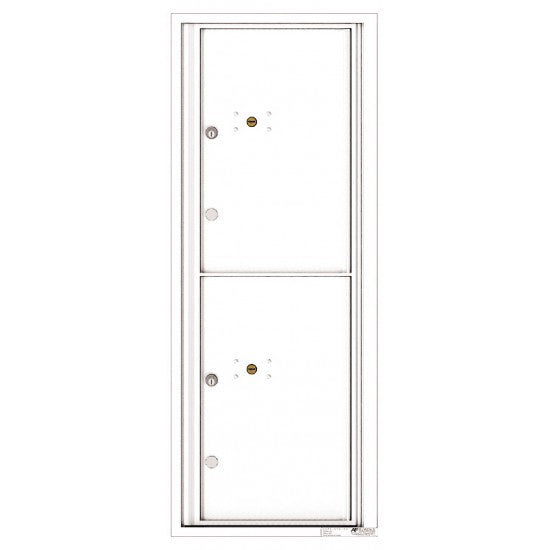 4C12S-2P - 2 Parcel Doors Unit - 4C Wall Mount 12-High