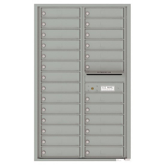 4C14D-26 - 26 Tenant Doors and Outgoing Mail Compartment - 4C Wall Mount 14-High Mailboxes
