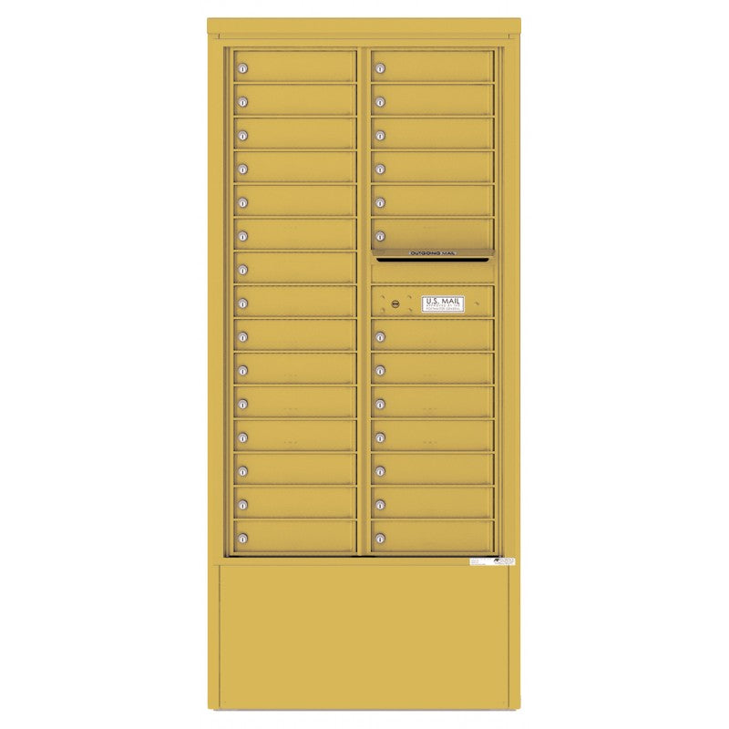 4C15D-28-D - 28 Tenant Doors and Outgoing Mail Compartment - 4C Depot Mailbox Module