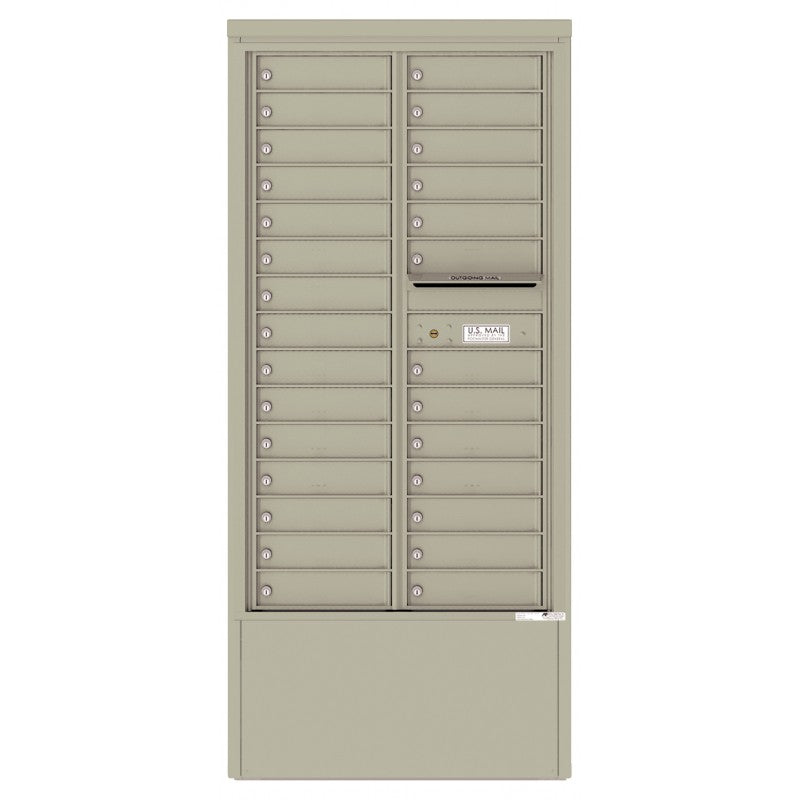 4C15D-28-D - 28 Tenant Doors and Outgoing Mail Compartment - 4C Depot Mailbox Module