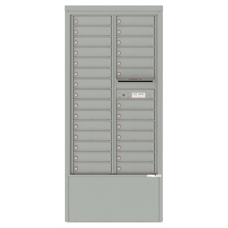 4C15D-28-D - 28 Tenant Doors and Outgoing Mail Compartment - 4C Depot Mailbox Module