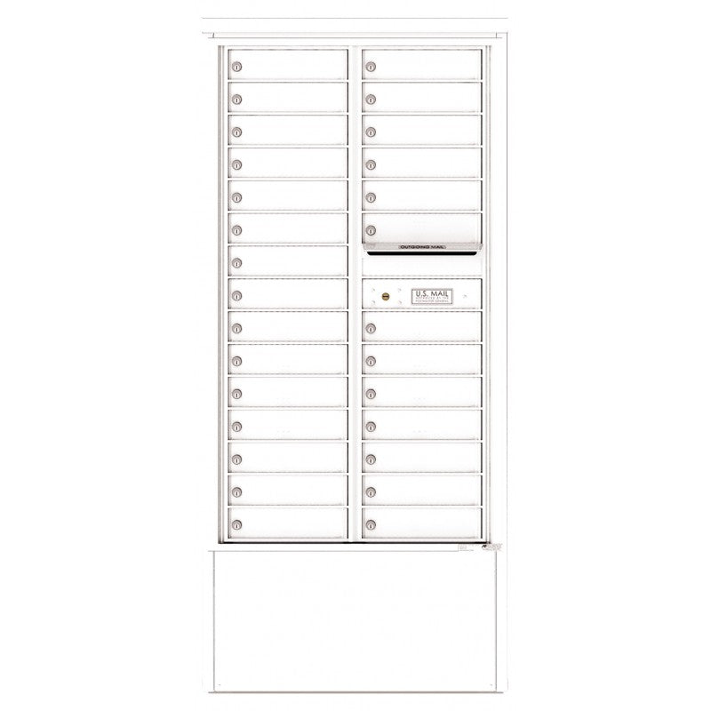 4C15D-28-D - 28 Tenant Doors and Outgoing Mail Compartment - 4C Depot Mailbox Module